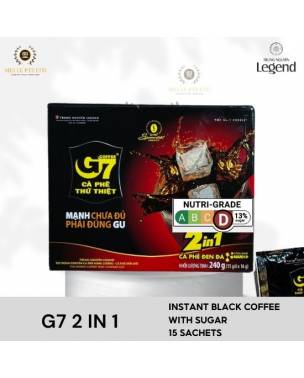 2 IN 1 - G7 Instant Coffee - TN LEGEND - BOX 15 sachets x 16g (240g)